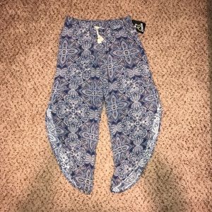 Girls Flowy Print Pants